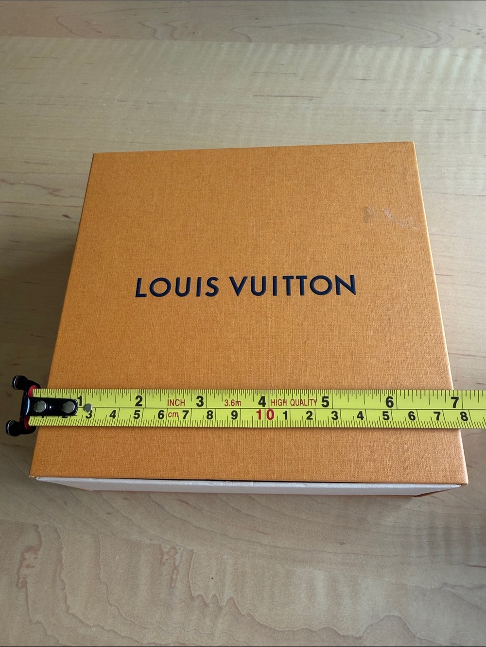 LOUIS VUITTON Box Orange Slide Style - Picture 4 of 7